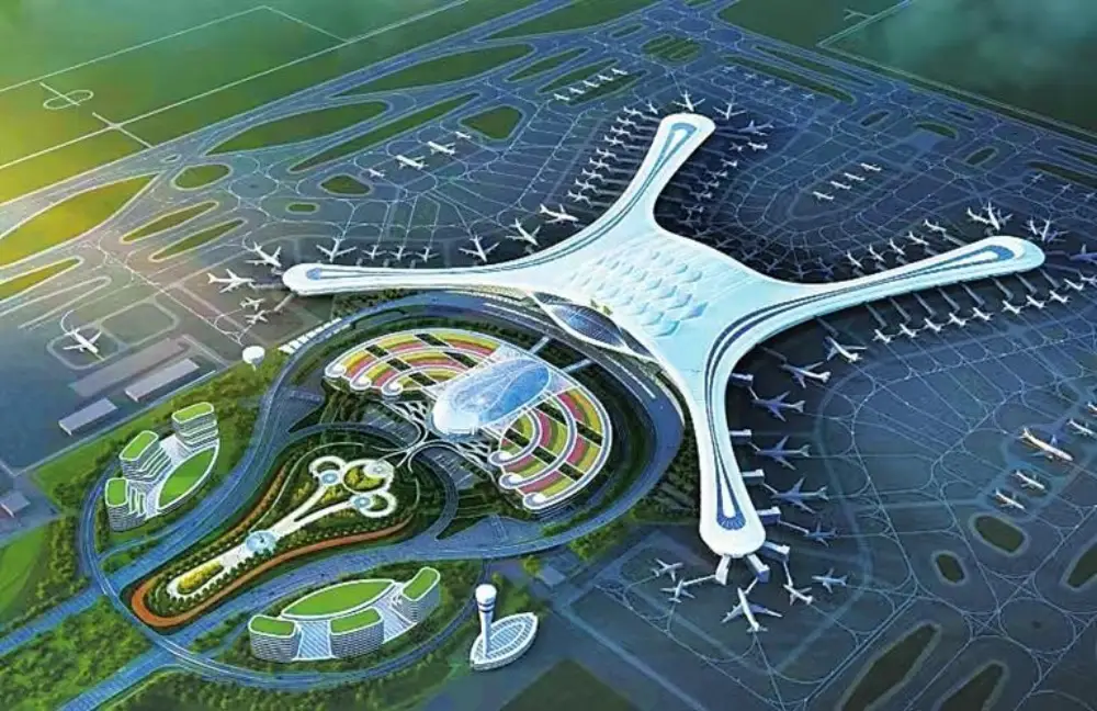 兰州中川国际机场三期扩建工程总体规划图